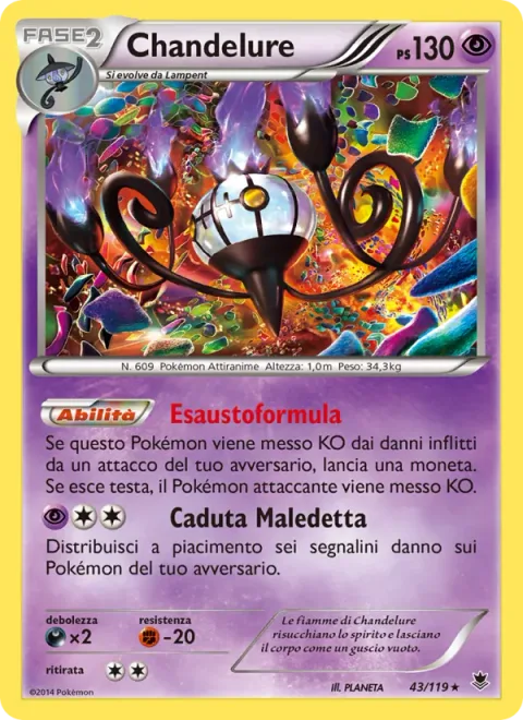 Chandelure [Fainting Spell | Cursed Drop]