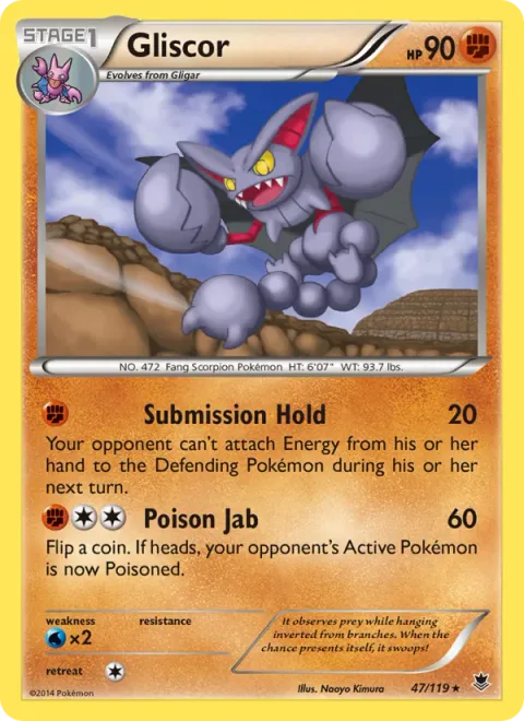 Gliscor [Submission Hold | Poison Jab]