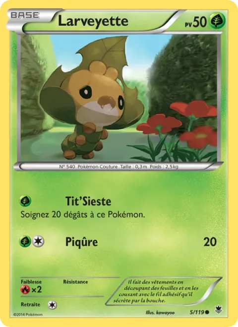 Sewaddle [Nap | Bug Bite]