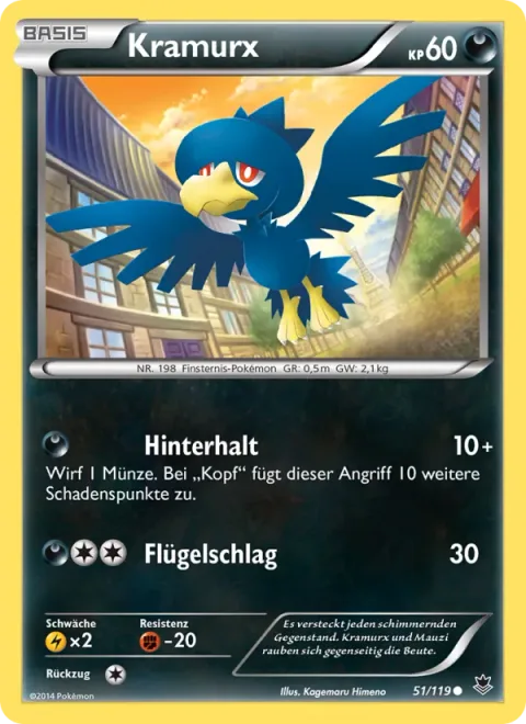 Murkrow [Ambush | Wing Attack]