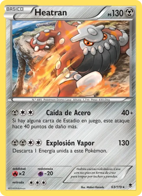 Heatran [Steel Drop | Steam Blast]