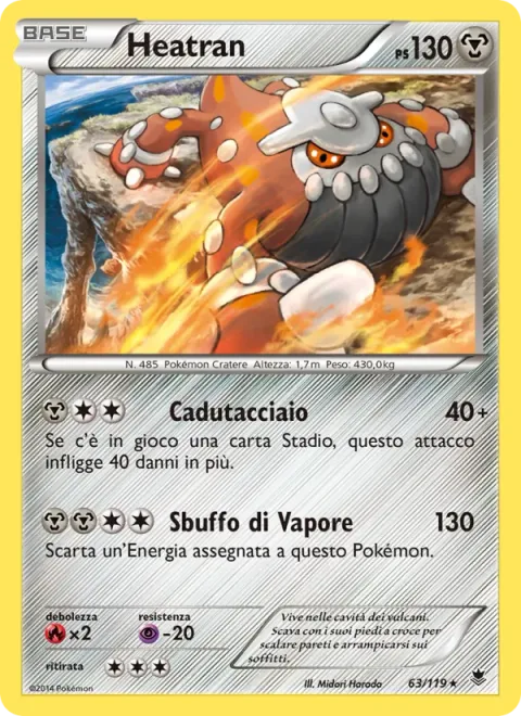 Heatran [Steel Drop | Steam Blast]