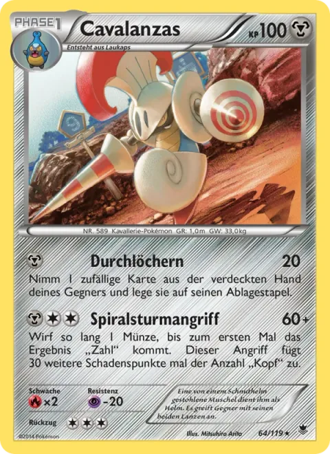 Escavalier [Poke Through | Spiral Rush]