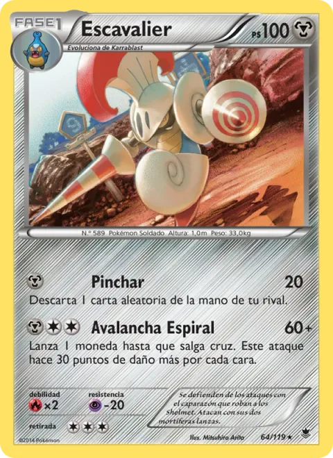 Escavalier [Poke Through | Spiral Rush]