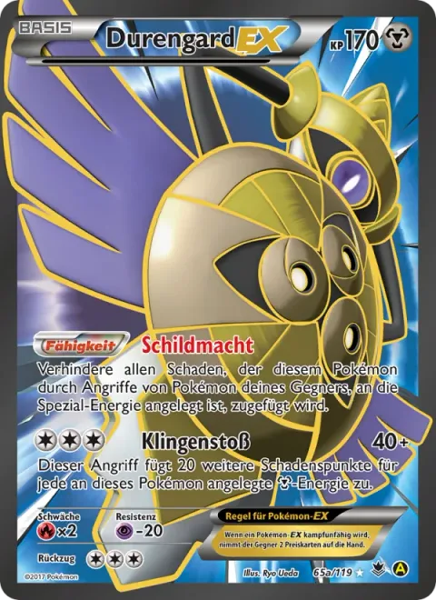 Aegislash EX [Mighty Shield | Slash Blast]