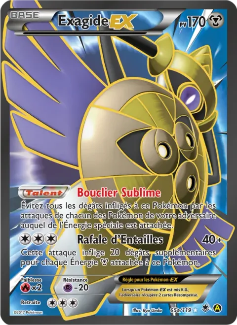 Aegislash EX [Mighty Shield | Slash Blast]