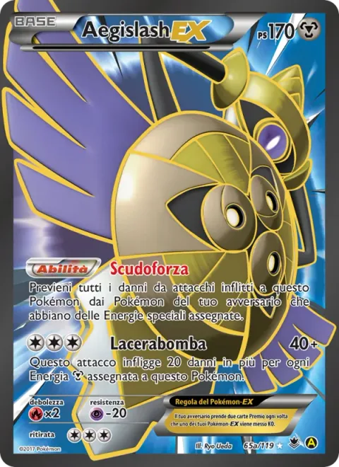 Aegislash EX [Mighty Shield | Slash Blast]