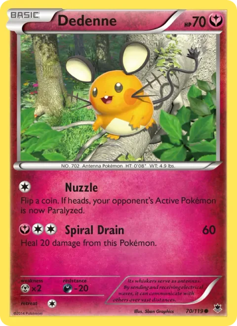Dedenne [Nuzzle | Spiral Drain]