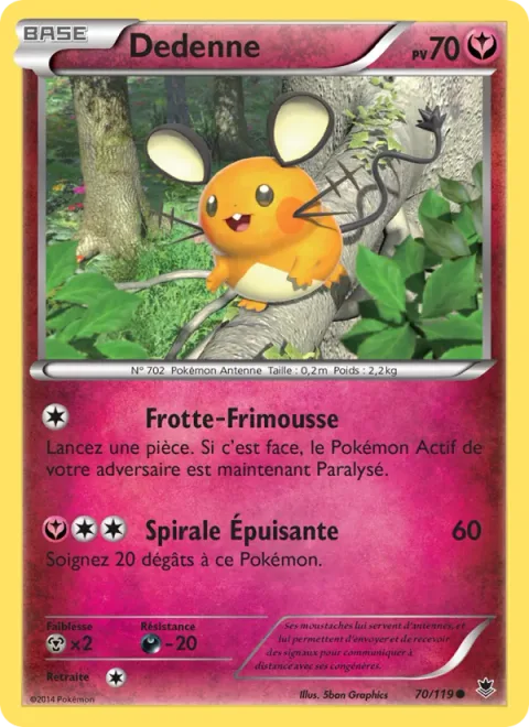 Dedenne [Nuzzle | Spiral Drain]