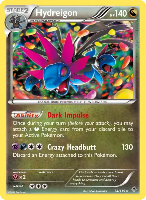 Hydreigon [Dark Impulse | Crazy Headbutt]