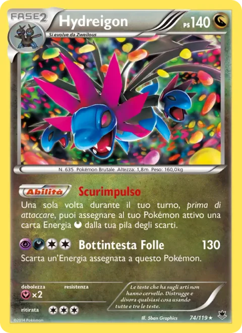 Hydreigon [Dark Impulse | Crazy Headbutt]