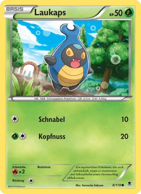 Karrablast [Peck | Headbutt]