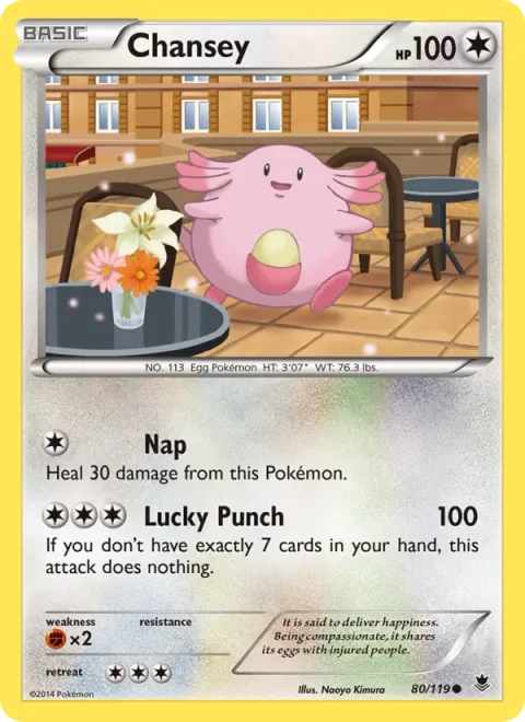 Chansey [Nap | Lucky Punch]