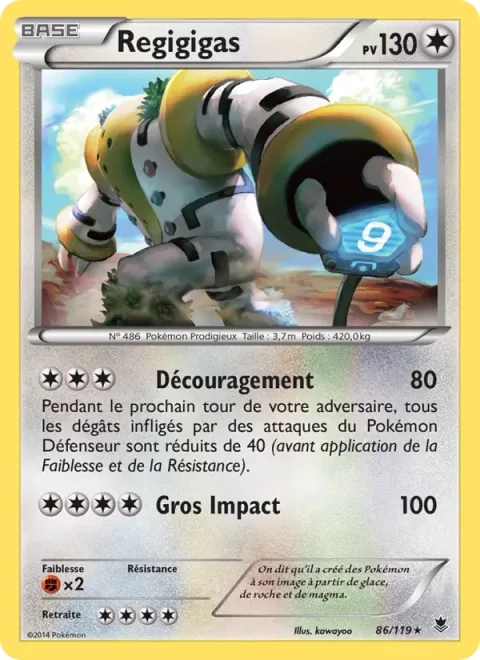 Regigigas [Daunt | Heavy Impact]