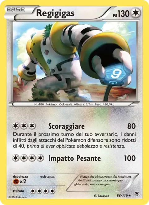 Regigigas [Daunt | Heavy Impact]