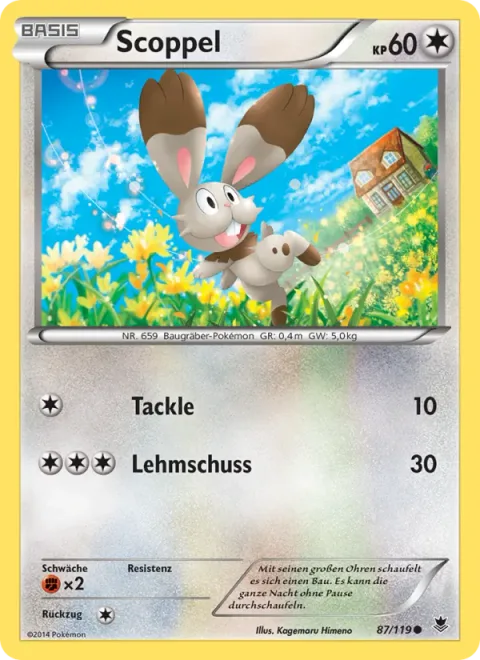 Bunnelby [Tackle | Mud Shot]