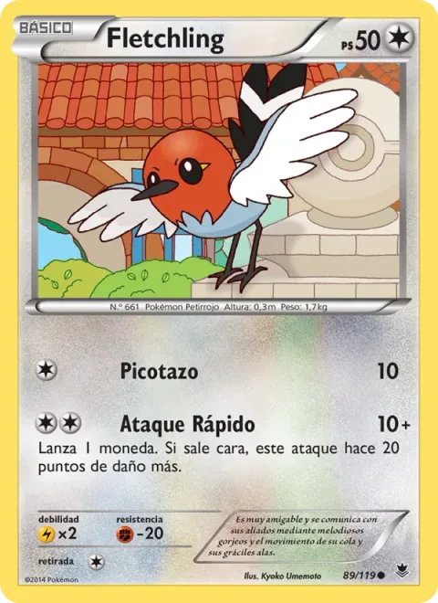Fletchling [Peck | Quick Attack]