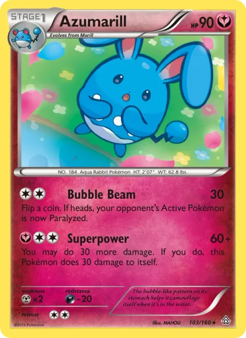 Azumarill [Bubble Beam | Superpower]