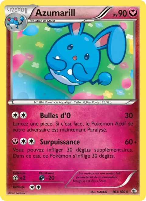 Azumarill [Bubble Beam | Superpower]
