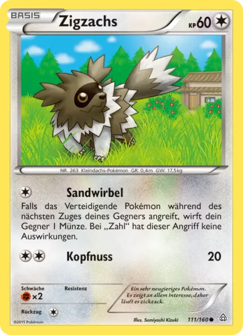Zigzagoon [Sand Attack | Headbutt]