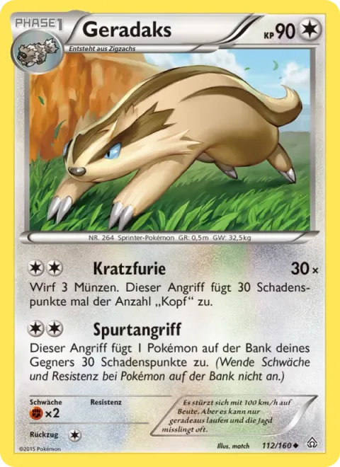 Linoone [Fury Swipes | Dash Attack]