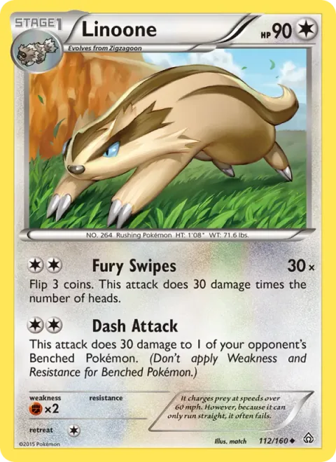 Linoone [Fury Swipes | Dash Attack]