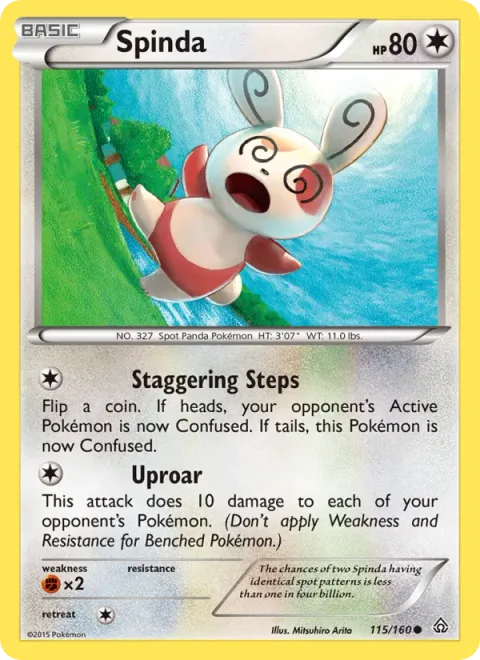 Spinda [Staggering Steps | Uproar]