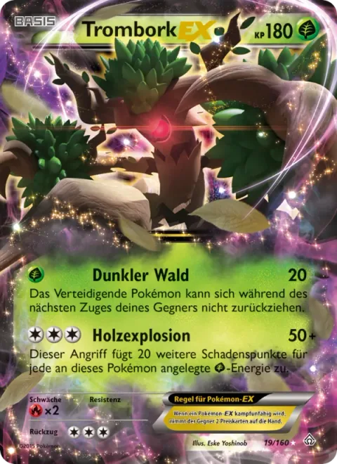Trevenant EX [Dark Forest | Wood Blast]