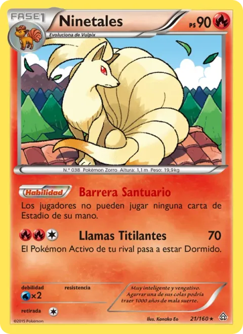 Ninetales [Barrier Shrine | Flickering Flames]
