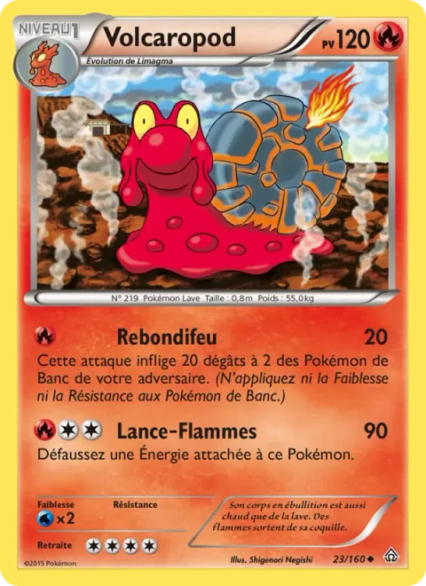 Magcargo [Flame Burst | Flamethrower]
