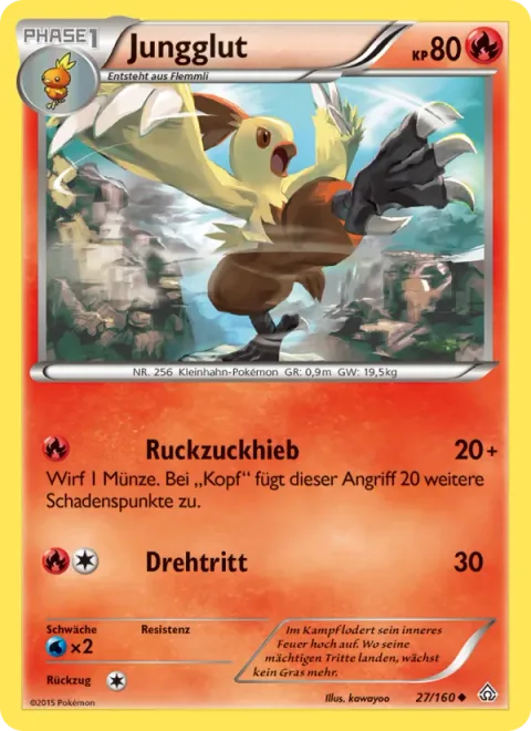 Combusken [Quick Attack | Spiral Kick]