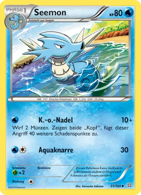 Seadra [Knockout Needle | Water Gun]