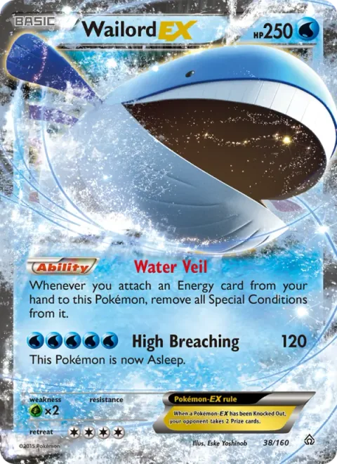 Wailord EX [Water Veil | High Breaching]