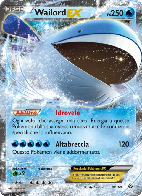 Wailord EX [Water Veil | High Breaching]