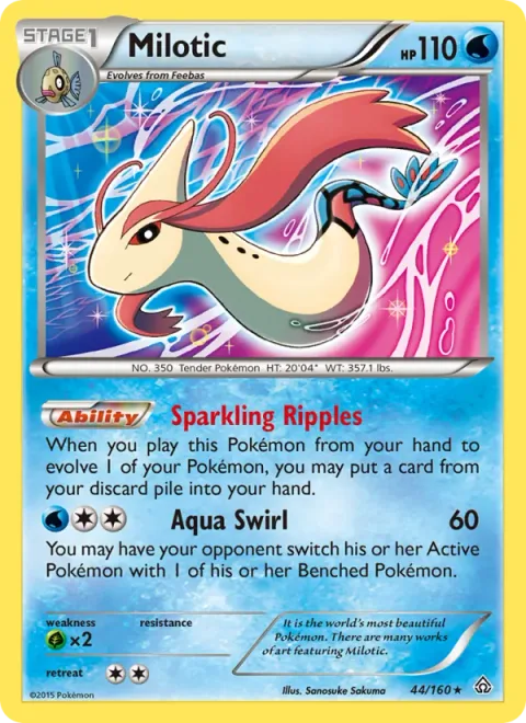 Milotic [Sparkling Ripples | Aqua Swirl]
