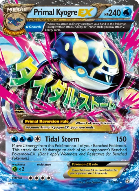 Primal Kyogre EX [Tidal Storm]