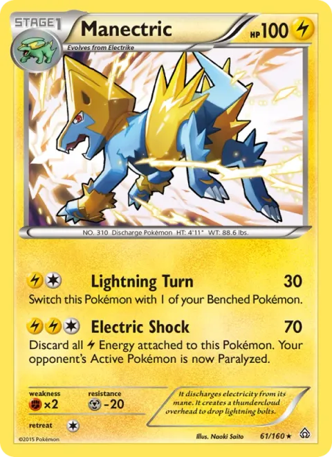 Manectric [Lightning Turn | Electric Shock]
