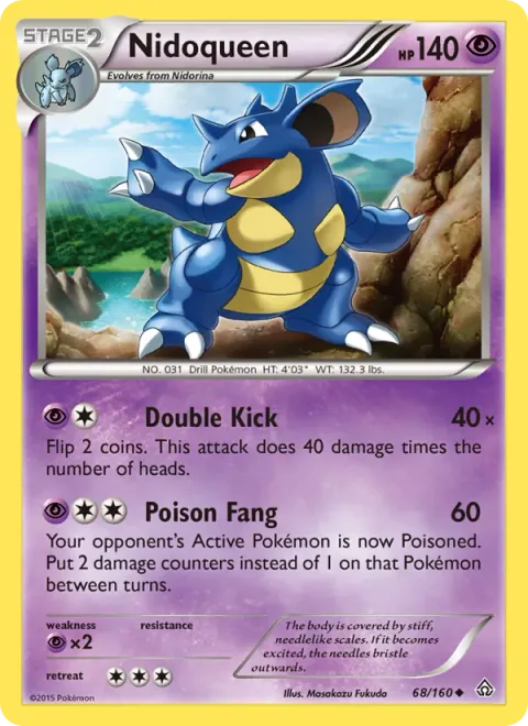 Nidoqueen [Double Kick | Poison Fang]