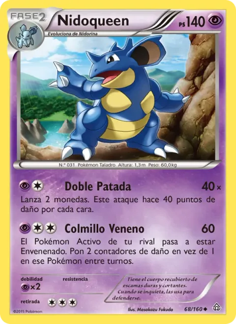 Nidoqueen [Double Kick | Poison Fang]