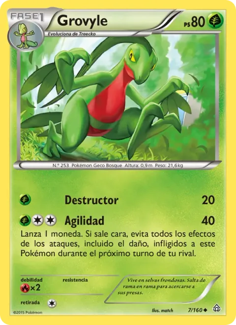 Grovyle [Pound | Agility]