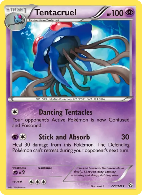 Tentacruel [Dancing Tentacles | Stick and Absorb]