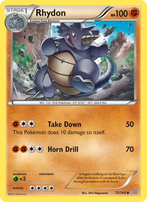 Rhydon [Take Down | Horn Drill]