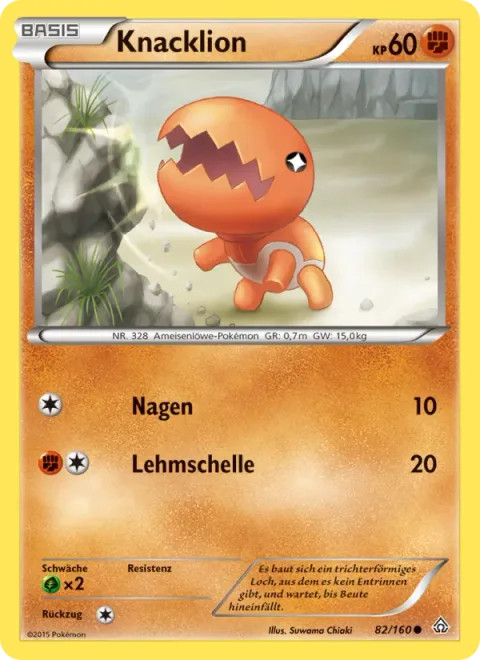 Trapinch [Gnaw | Mud-Slap]