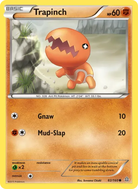 Trapinch [Gnaw | Mud-Slap]