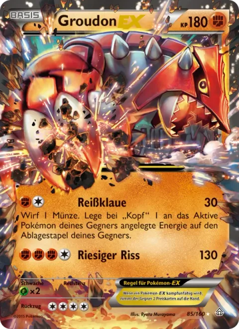 Groudon EX [Rip Claw | Massive Rend]