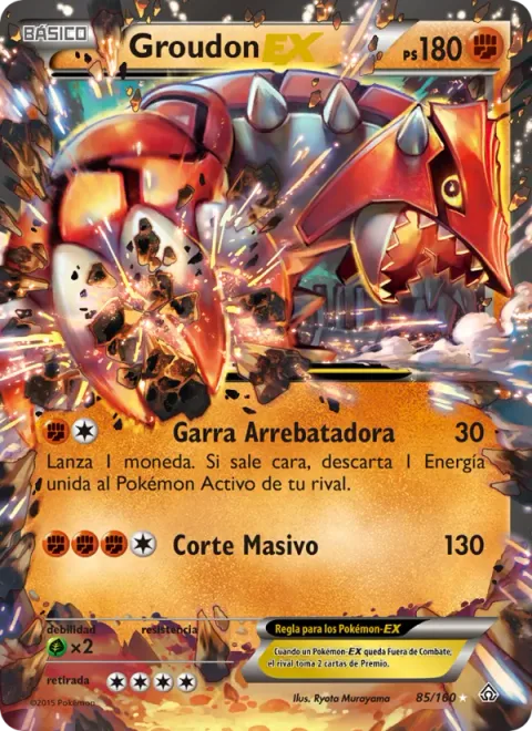 Groudon EX [Rip Claw | Massive Rend]