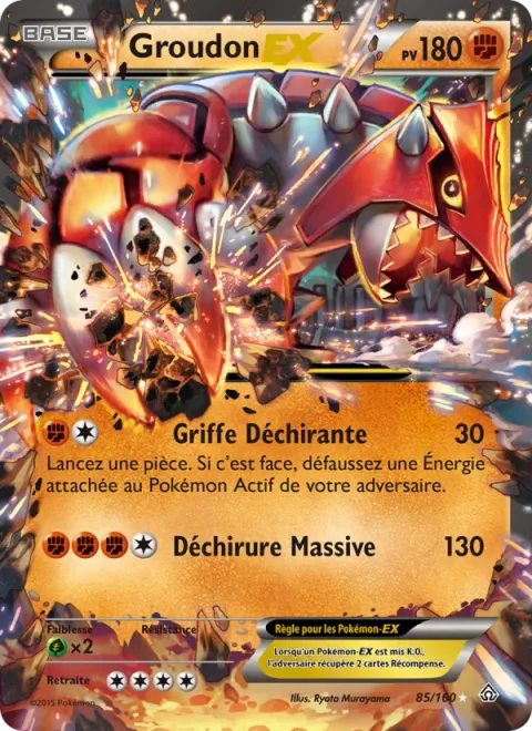 Groudon EX [Rip Claw | Massive Rend]
