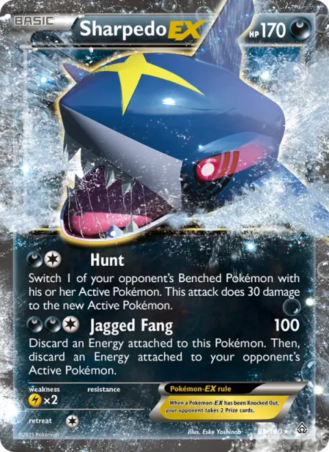 Sharpedo EX [Hunt | Jagged Fang]