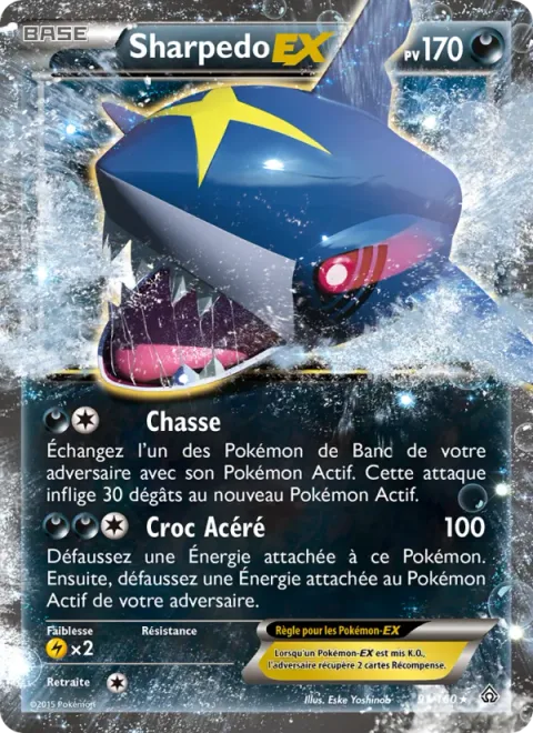 Sharpedo EX [Hunt | Jagged Fang]
