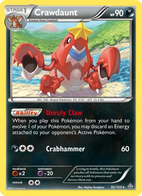 Crawdaunt [Unruly Claw | Crabhammer]